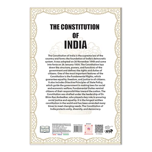 The Constitution of India – Complete Bare Act | Indian Constitution Book | Law & Fundamental Rights Guide