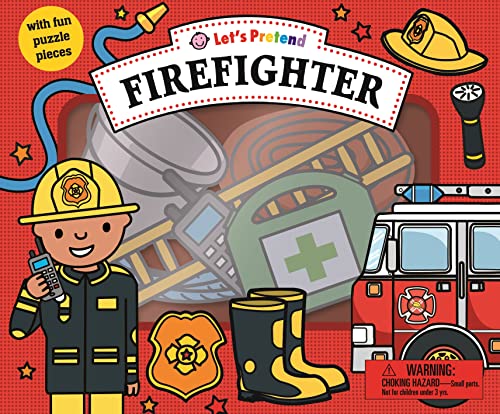 Lets Pretend: Firefighter Set: With Fun Puzzle Pieces book cover