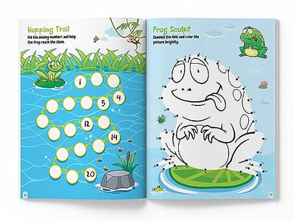 101 Brain Booster Activity Book | Fun Activity Book For Children | Puzzles, Games, Educational Activities | Ages 5 And Up