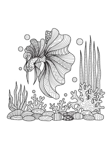 Mandala Sea Animals Art Coloring Book for Kids | 30 Ocean-Themed Mandala Designs to Enhance Art Coloring, Drawing & Focus | High Quality Premium Paper | Perfect Gift for Children & Teens