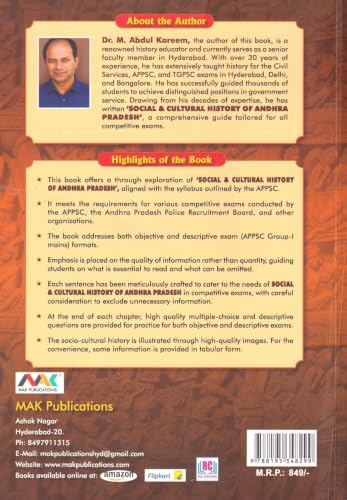 AP Social & Cultural History of Andhra Pradesh | From The Stone Age To The State Bifurcation | Latest Edition 2026 | By Abdul Kareem Sir (English Medium)