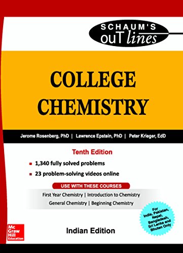 Schaums Outline Series College Chemistry book cover