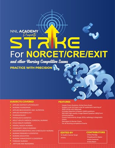 STRIKE QB for NORCET/CRE/EXIT and Other Nursing Competitive Exams (New Edition of Masterstroke Vol II: Conceptual Practice)