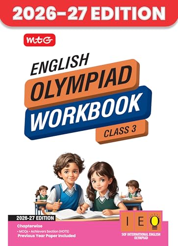 MTG International English Olympiad (IEO) Workbook Class 3 - Chapter-wise MCQs with Achievers Section - SOF Olympiad Books For 2026-27 Exam