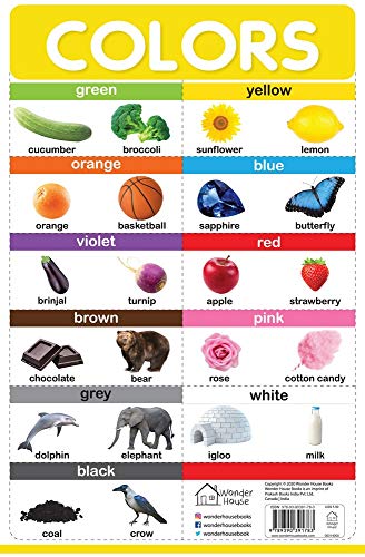 Colors - My First Early Learning Wall Posters: For Preschool, Kindergarten, Nursery And Homeschoolin book cover