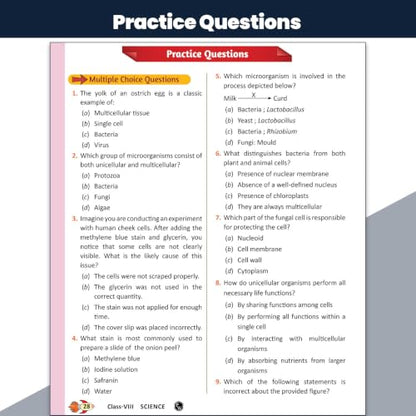 PW Concept & Question Bank Class 8 New NCERT Science (Curiosity) Book for 2026 Exams| NCERT Based Theory, Diagrams & Activities| NCERT Question Bank with Competency Based Practice Questions