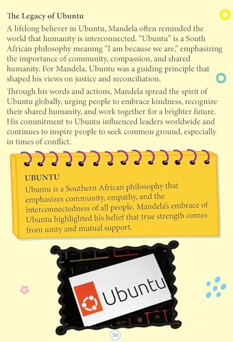 Nelson Mandela Biography for Kids Age 6–12 Years – Inspiring Illustrated Biography Book from Icons of Inspiration Series | Learn About Justice, Peace & Leadership