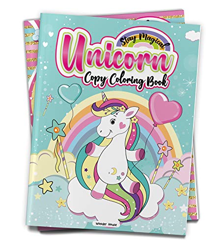 Stay Magical Unicorn Copy Coloring Book: Fun Activity Books For Children