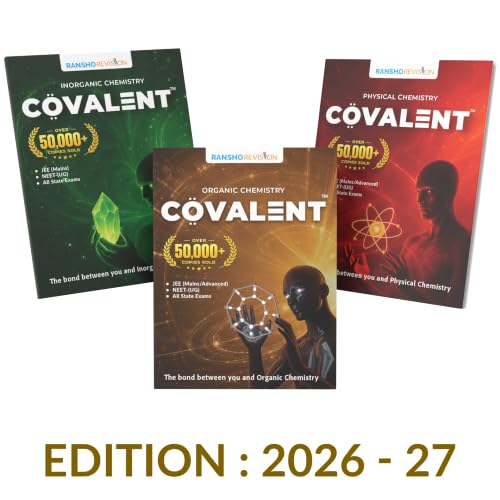 COVALENT MASTER COMBO – Complete Chemistry Book Set for JEE Main, JEE Advanced & NEET UG | Organic, Inorganic & Physical Chemistry | Class 11 & 12 Full Colour Visual Revision Books|