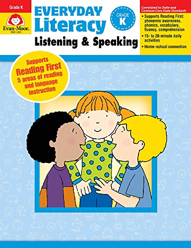 Everyday Literacy Listening and Speaking, Grade K book cover