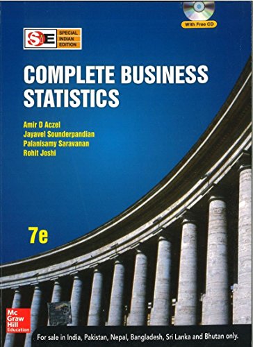 Complete Business Statistics (with CD) (SIE) book cover