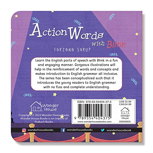 My First Words – Box Set of 4 Board Books: Naming Words, Action Words, Describing Words & Opposite Words | Brightly Illustrated Vocabulary Builder for Babies, Toddlers & Preschoolers | Early Learning Board Books | Ages 0–5 Years