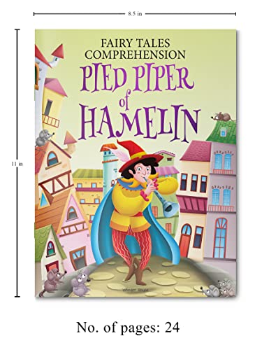 Fairy Tales Comprehension – The Pied Piper of Hamelin Improve Reading Skills with a Timeless Tale | Comprehension Practice & Creative Thinking | Ages 5–8 | 2 Hours of Engaging Activities