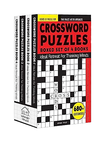 Crossword Puzzles Boxed Set (4 Books) book cover