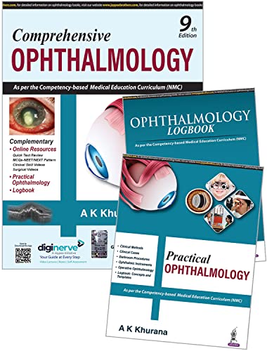 Comprehensive Ophthalmology With Ophthalmology Logbook Plus Practical Ophthalmology 