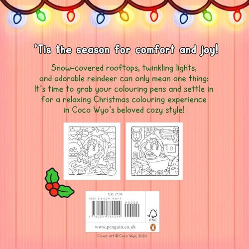 Cozy Christmas: Coloring Books for Adults by Coco Wyo | Cute Christmas Coloring Pages, Festive Cozy Scenes, Stress Relief & Relaxation: The Cute and Relaxing Festive Colouring Book