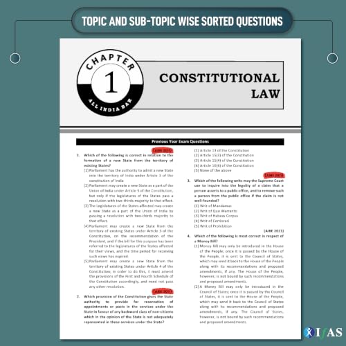 AIBE Exam Books 2026 | 16 Years (2011–2026) AIBE Previous Question Paper Solved with Detailed Solutions | Topicwise PYQ Book for All India Bar Examination | IFAS