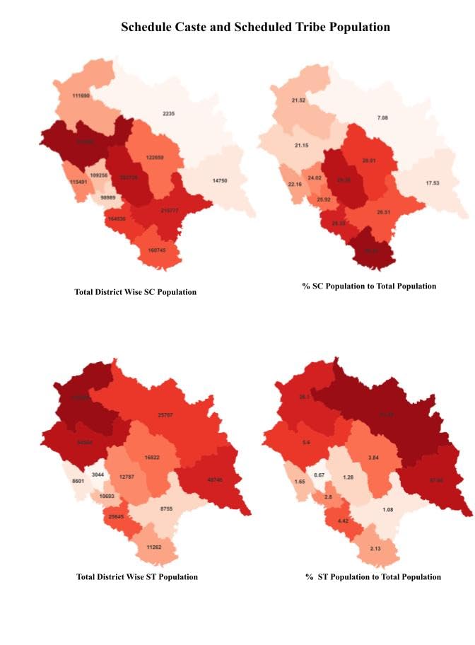 Himachal Pradesh Geography Through Maps