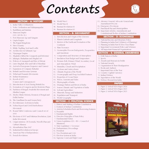 PW Shaurya NDA Book 2026 – NDA/NA General Knowledge | Latest 2025 Solved Paper | Geography, History, Economics, Political Science | Chapterwise Theory, PYQs, Practice Exercises