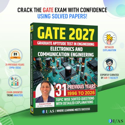 GATE ECE PYQ Book 2027 | 31 Years (1996-2026) Previous Year Solved Papers with Detailed Solutions | GATE 2027 Electronics and Communication Engineering Books | IFAS Publications