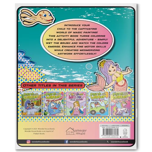 Paint with Water – Play with Mermaids Magical Painting Fun with Just Water | Ages 3–6 | Mess-Free Art for 2+ Hours of Imagination & Color Play