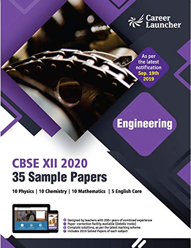 CBSE 2020 : Class XII - 35 Sample Papers - Engineering book cover