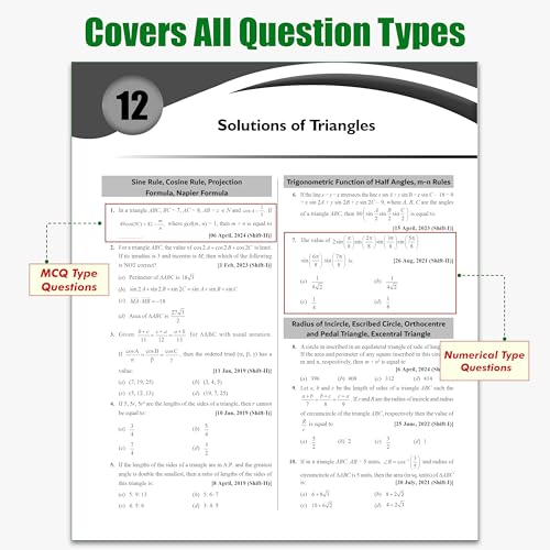 PW JEE Main 8 Years (2019 - 2026) PYQs Mathematics Chapterwise and Topicwise | All 162 Sets Previous Years Solved Papers For JEE Main 2027 Exams | Concentrate on Relevance