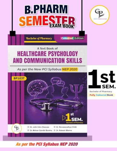 B.PHARM 1ST SEMESTER EXAM BOOK FOR BACHELOR OF PHARMACY STUDENTS (General)