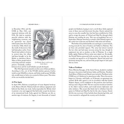A Complete History of India, One-stop introduction to Indian history for Children: From Harappa Civilization to the Narendra Modi government