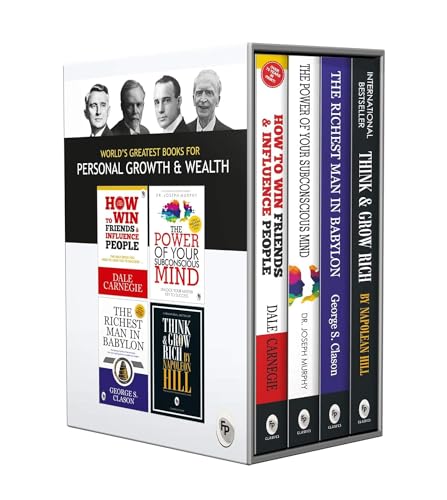 World’s Greatest Books For Personal Growth & Wealth (Set of 4 Books) : Perfect Motivational Gift Set book cover