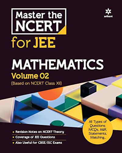 Master the NCERT for JEE Mathematics Vol 2 book cover