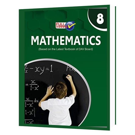 Dav Maths-8th (2021) by Full Marks (Author) book cover