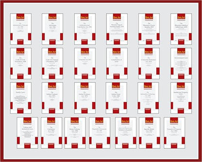 AIBE Bare Acts without Notes and AIBE Solved Papers | Total 26 Book Set | 25 Books Set and AIBE Solved Papers (2011-2025) Combo | Full Syllabus 50+ Acts including AIBE Solved Papers | Edition 2026