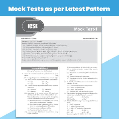 PW Class 10 ICSE Question & Concept Bank 2027 Physics, Chemistry, Maths, Biology, English Paper 1 (Language), English Paper 2 (Literature), Geography, History and Civics Combo Set of 8 Books