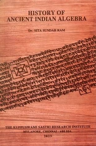 History of ancient Indian algebra book cover