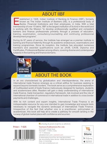 IIBF X Taxmann's International Trade Finance – Complete | Expert-vetted Guide on—Trade Theories | ICC Rules | Regulatory Frameworks | Risk Management | Digitisation | LIBOR-ARR Transitions