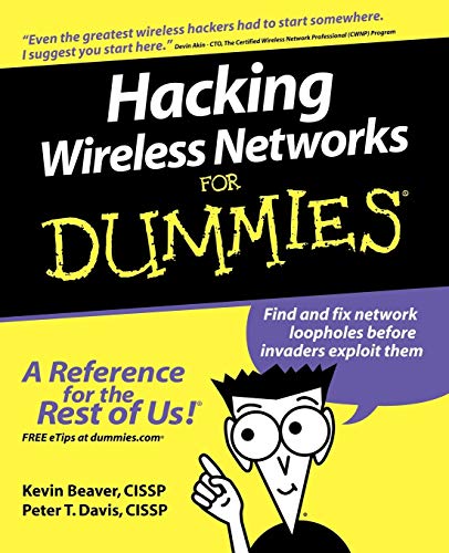 Hacking Wireless Networks For Dummies book cover