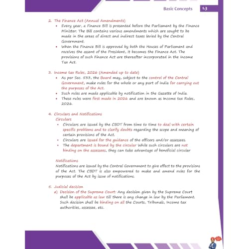 PW CA Intermediate Group 1 Income Tax Concept Book By CA Jasmeet Singh | Covering Theory, Exercise and Previous Years Questions & Solutions | Latest Syllabus For May 2027 Exams