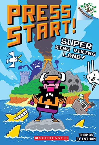 Super King Viking Land!: A Branches Book (Press Start! #13) book cover