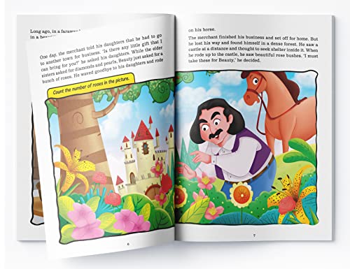 Fairy Tales Comprehension: Beauty And The Beast Explore, Understand & Imagine | Ages 5–8 | Improve Language & Reading Skills Through Story-Based Learning