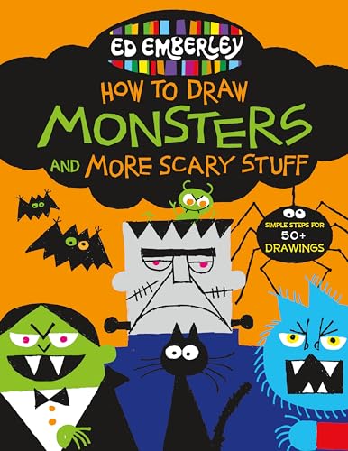 ED EMBERLEYS HOW TO DRAW MONSTERS AND MORE SCARY STUFF book cover