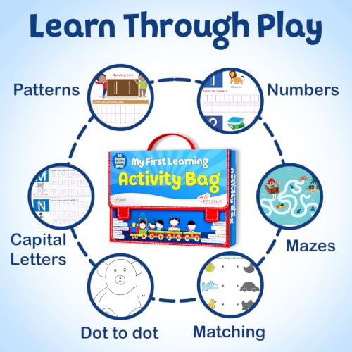 My First Learning Activity Bag - Set of 10 Exciting Activity Books