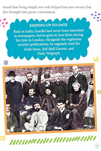 Mahatma Gandhi Biography for Kids Age 6–12 Years – Inspiring Illustrated Biography Book from Icons of Inspiration Series | Learn About Non-Violence, Truth & Courage