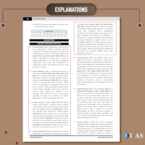 CUET PG Law Entrance Exam Books 2027 | Previous Year Papers (2022–2026) with 3 Mock Tests | CUET PG LLM PYQ Book with Detailed Solutions | Two Brothers Publications
