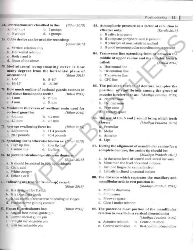 DENTOGIST :MCQS IN DENTISTRY WITH EXPLANATORY ANSWERS CLINICAL SCIENCES