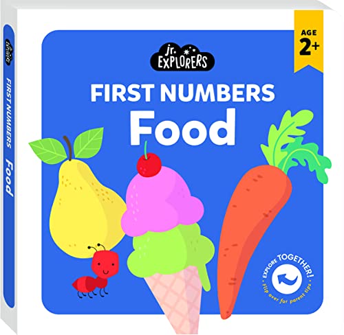 FIRST NUMBERS FOOD book cover