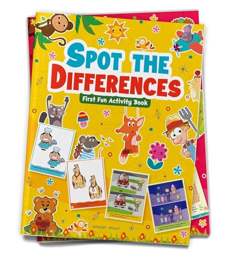 Spot The Difference | First Fun Activity Book For Kids | Boost Focus & Observation Skills | Ages 4–7 | Engaging Puzzle Fun