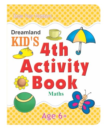 4th Activity Book - Maths book cover