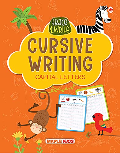 Cursive Writing Trace & Write Capital Letters book cover