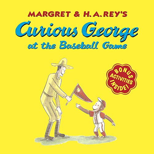 CURIOUS GEORGE AT THE BASEBALL GAME book cover